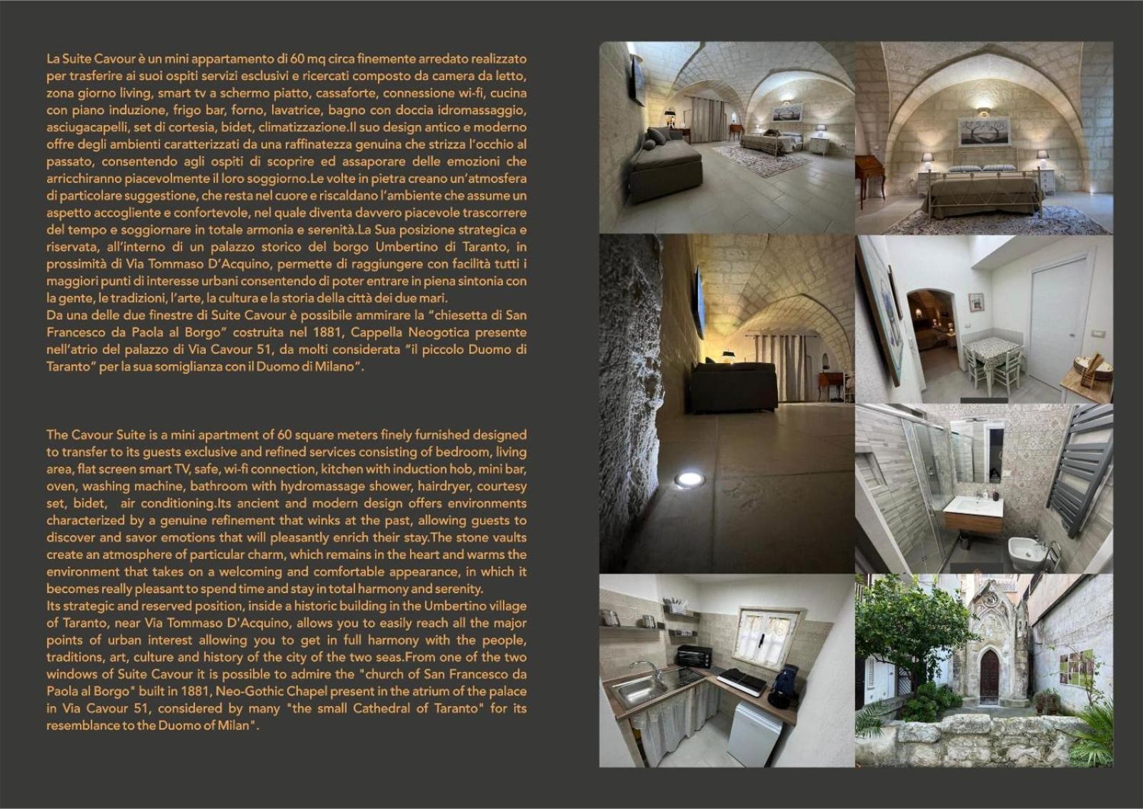 Suite Cavour Luxury Home Tarent Zewnętrze zdjęcie